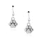 Silver Earrings Sterling Silver Earrings:  Basic Paw Simple Dog Paw Print Dangle Earrings JadeMoghul Inc.