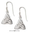 Silver Earrings Sterling Silver Earrings: Celtic Trinity Knot Earrings On French Wires JadeMoghul