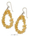 Silver Earrings Sterling Silver Earrings:  Citrine Chip Hoop Earrings JadeMoghul Inc.