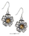 Silver Earrings Sterling Silver Earrings: Citrine Flower Earrings On French Wires JadeMoghul