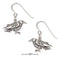 Silver Earrings Sterling Silver Earrings: Finely Detailed Antiqued Raven Earrings On French Wires JadeMoghul