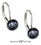 Silver Earrings Sterling Silver Earrings: Gray Button Fresh Water Cultured Pearl Earrings On Leverbacks JadeMoghul