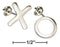 Silver Earrings Sterling Silver Earrings:  Hugs And Kisses "X" And "O" Post Earrings JadeMoghul Inc.