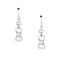 Silver Earrings Sterling Silver Earrings:  I Love Treats Dog Bone Dangle Earrings With Heart JadeMoghul Inc.