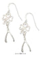 Silver Earrings Sterling Silver Earrings:  Lucky Four Leaf Clover And Wishbone Earrings JadeMoghul Inc.