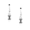 Silver Earrings Sterling Silver Earrings:  Mini Dog Bone Dangle Earrings JadeMoghul Inc.