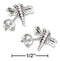 Silver Earrings Sterling Silver Earrings:  Mini Dragonfly Earrings On Stainless Steel Posts And Nuts JadeMoghul