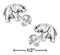 Silver Earrings Sterling Silver Earrings:  Mini Elephant Earrings On Stainless Steel Posts And Nuts JadeMoghul