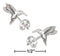 Silver Earrings Sterling Silver Earrings:  Mini Hummingbird Earrings On Stainless Steel Posts And Nuts JadeMoghul