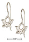 Silver Earrings Sterling Silver Earrings:  Open Lotus Earrings JadeMoghul Inc.