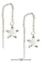 Silver Earrings Sterling Silver Earrings:  Starfish Ear Thread Earrings JadeMoghul Inc.