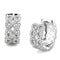 Sterling Silver Earrings TS616 Rhodium 925 Sterling Silver Earrings