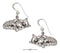 Silver Earrings Sterling Silver Earrings: Two Sleeping Kitty Cat Earrings On French Wires JadeMoghul