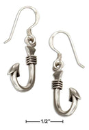 Silver Earrings Sterling Silver Fish Hook Earrings JadeMoghul