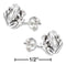 Silver Earrings Sterling Silver Mini Antiqued Frog Earrings On Stainless Steel Posts And Nuts JadeMoghul Inc.