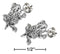 Silver Earrings Sterling Silver Mini Horned Toad Earrings On Stainless Steel Posts And Nuts JadeMoghul Inc.