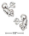 Silver Earrings Sterling Silver Mini Monkey Earrings On Stainless Steel Posts And Nuts JadeMoghul Inc.