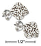 Silver Earrings Sterling Silver Mini Square Celtic Knot Earrings JadeMoghul