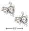 Silver Earrings Sterling Silver Mini Turtle Earrings On Stainless Steel Posts And Nuts JadeMoghul Inc.