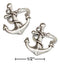 Silver Earrings Sterling Silver Pair Of Roped Anchor Ear Cuffs JadeMoghul