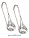 Silver Earrings Sterling Silver Small High Polished Teardrop Earrings On Wires JadeMoghul Inc.