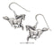 Silver Earrings Sterling Silver Small Wild Stallion Horse Earrings JadeMoghul Inc.