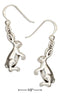 Silver Earrings Sterling Silver Standing Bunny Rabbit Earrings JadeMoghul Inc.