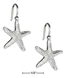 Silver Earrings Sterling Silver Starfish Earrings JadeMoghul Inc.