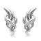 Silver Earrings Stud Earrings For Women LO1991 Rhodium White Metal Earrings Alamode Fashion Jewelry Outlet