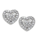 Stud Earrings For Women LO2042 Rhodium Brass Earrings with AAA Grade CZ