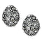 Silver Earrings Stud Earrings For Women LO3700 TIN Cobalt Brass Earrings with Crystal Alamode Fashion Jewelry Outlet