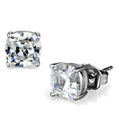 Silver Earrings Stud Earrings For Women LO3948 Rhodium Brass Earrings with AAA Grade CZ Alamode Fashion Jewelry Outlet