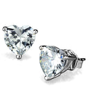 Silver Earrings Stud Earrings For Women LO3951 Rhodium Brass Earrings with AAA Grade CZ Alamode Fashion Jewelry Outlet