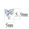 Silver Earrings Stud Earrings For Women LO4170 Rhodium Brass Earrings with AAA Grade CZ Alamode Fashion Jewelry Outlet