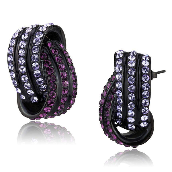 Stud Earrings For Women TK2269 - Stainless Steel Earrings with Crystal