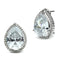 Silver Earrings Stud Earrings Set 3W080 Rhodium Brass Earrings with AAA Grade CZ Alamode Fashion Jewelry Outlet