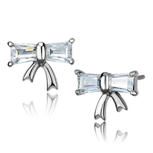 Stud Earrings TK2388 Stainless Steel Earrings with AAA Grade CZ