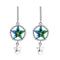 Silver Earrings Top Grade New Fashion Hot Sale Romantic Cute Star Shape Crystal Swarovski Element Earrings TIY