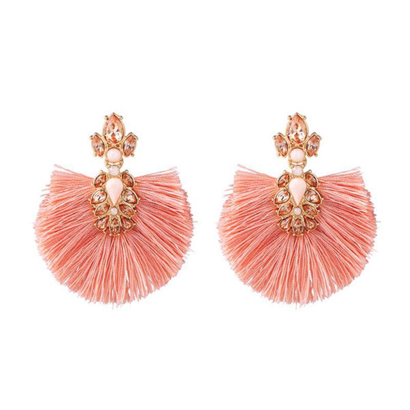 Unique Vacation Style Women Fashion Bohemian Design Tassel Earrings