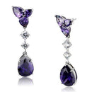 Wedding Earrings TK2144 Stainless Steel Earrings with AAA Grade CZ