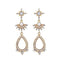 Women Vintage Palace Shiny Crystal Drop Earrings