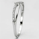 Silver Jewelry Rings 925 Silver Ring TS074 Rhodium 925 Sterling Silver Ring with AAA Grade CZ Alamode Fashion Jewelry Outlet