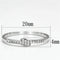 925 Silver Ring TS077 Rhodium 925 Sterling Silver Ring with AAA Grade CZ