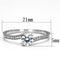 925 Silver Ring TS078 Rhodium 925 Sterling Silver Ring with AAA Grade CZ