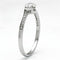 925 Silver Ring TS078 Rhodium 925 Sterling Silver Ring with AAA Grade CZ