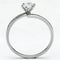 925 Silver Ring TS084 Rhodium 925 Sterling Silver Ring with AAA Grade CZ