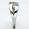 925 Silver Ring TS090 Rhodium 925 Sterling Silver Ring with AAA Grade CZ