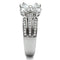 925 Silver Ring TS092 Rhodium 925 Sterling Silver Ring with AAA Grade CZ