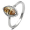 925 Silver Ring TS098 Rhodium 925 Sterling Silver Ring with AAA Grade CZ