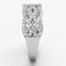 925 Silver Ring TS106 Rhodium 925 Sterling Silver Ring with AAA Grade CZ